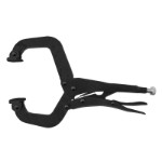 Welding plier D8 offset C-clamp wide movable jaws (280 mm / 11